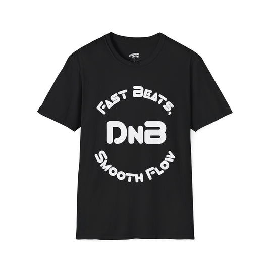 Fast Beats Smooth Flow Design Drum and Bass T-Shirt